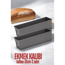 Transformacion Teflon Ekmek Pişirme Kalıbı Baton Pasta Kalıbı 31 cm 2 Adet 719575