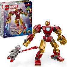 LEGO Marvel Iron Man Robotu, Ultron’a Karşı 76307-6 Yaş ve Üzeri Süper Kahraman Sevenler Için Yaratıcı Oyuncak Yapım Seti, Doğum Günü Hediyesi (101 Parça)