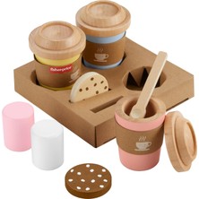 Fisher Price Ahşap Kahve Seti
