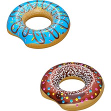 Bestway 107 cm Donut Deniz Simidi Çocuklar İçin Renkli Çörek Temalı Yüzme Simidi