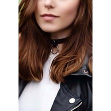 Mulvix Mulvxjrt JRT02 Ucu Halkalı Şık Deri Tasma Kolye - 253 (Mulvix)