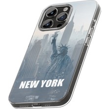 iPhone 16 Pro Max Kılıf 3D Hareketli Özel Tasarım Hd Baskılı Telefon Kılıfı - Newyork