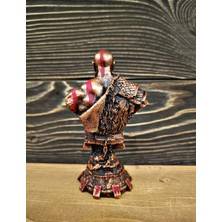 Lemonade Concept God Of War Kratos Bronz Eskitme Mini Boy Polyester Figür
