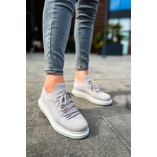 Nateli CH307 Rt Tricot Erkek Ayakkabı Grı