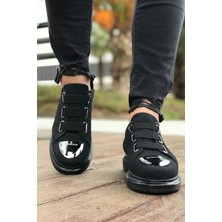 Nateli CH251 Sst Mirror Suede Erkek Ayakkabı Sıyah