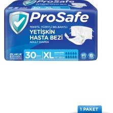 ProSafe Belbantlı Yetişkin Hasta Bezi Ekstra Büyük 30 Adet Tekstil Yüzeyli 120-160 cm