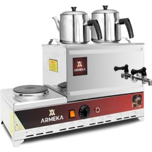 Armeka 20 Litre Elektrikli Çay Kazanı Kahveci Kazanı Pleytli Elektrikli Ocaklı