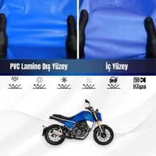 Peugeot Pm-01 125 Motosiklet Brandası Su Geçirmez Branda Mavi Branda Motor Branda
