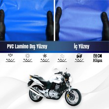 ULTRASHOP Honda Cbf 500 Motosiklet Brandası Su Geçirmez Branda Mavi Branda Motor Branda