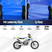 ULTRASHOP Husqvarna Fe 350 Motosiklet Brandası Su Geçirmez Branda Mavi Branda Motor Branda
