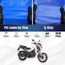 Rks Tıtanıum 220 Motosiklet Brandası Su Geçirmez Branda Mavi Branda Motor Branda