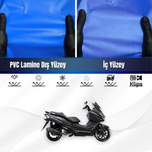 ULTRASHOP Sym Joymax Z Plus 250 Motosiklet Brandası Su Geçirmez Branda Mavi Branda Motor Branda
