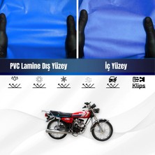 ULTRASHOP Shınarı Taıpar 100 cc Motosiklet Brandası Su Geçirmez Branda Mavi Branda Motor Branda