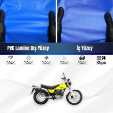 ULTRASHOP Suzukı Vanvan 125 Motosiklet Brandası Su Geçirmez Branda Mavi Branda Motor Branda