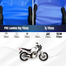 ULTRASHOP Sym Xs 125K Motosiklet Brandası Su Geçirmez Branda Mavi Branda Motor Branda