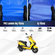 Rks Bolero 50 Motosiklet Brandası Su Geçirmez Branda Mavi Branda Motor Branda
