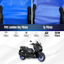 ULTRASHOP Yamaha X-Max 250 Abs Motosiklet Brandası Su Geçirmez Branda Mavi Branda Motor Branda