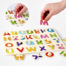De Beers 30CM Bebek Oyuncakları Montessori Ahşap Bulmaca El Tutma Tahtası Eğitici Ahşap Bulmacalar Çocuklar Için Karikatür Hayvan Araç Çocuk Hediyesi (Yurt Dışından)