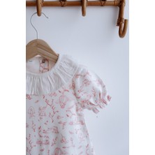Romper - Toile De Jouy / Pembe