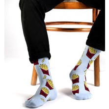Ozzy Socks Fries Desenli Çorap