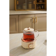 Fressi FR-KT02 600ML 400W Elektrikli Çok Fonksiyonlu Cam Su Isıtıcısı Kettle Bitki Çayı Makinesi