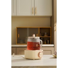 Fressi FR-KT02 600ML 400W Elektrikli Çok Fonksiyonlu Cam Su Isıtıcısı Kettle Bitki Çayı Makinesi