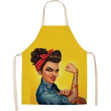 Zhuxi Shop B Tarz 2 Tarz 38X47CM Cloocl Ebeveyn-Çocuk Mutfak Önlüğü Süper Anne Nokta Baskılı Polyester Önlükler Çocuk Yetişkin Ev Temizlik Araçları Dantel Fırın Önlükleri (Yurt Dışından)