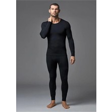 Katmirra Tutku Erkek Termal İçlik Takım Siyah Renk XL Beden ile Soğuk Havalarda Koruma Sağlar