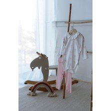 Atelier Babbi 2'li Body & Pantolon Seti - Kurdele / Pembe