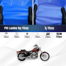 ULTRASHOP Harley Davidson Softail Standart Fxstı Motosiklet Brandası Su Geçirmez Branda Mavi Branda Motor Brand