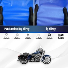 Harley Davidson Road King Classic Flhrcı Motosiklet Brandası Su Geçirmez Branda Mavi Motor Branda