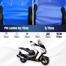 Lifan LF150T-9R Motosiklet Brandası Su Geçirmez Branda Mavi Branda Motor Branda