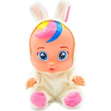 Global Toys Mavi Beyaz ve Pembe Renk Ağlayan ve Konuşan Et Bebek