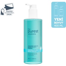 The Purest Solutions Kuru ve Karma Ciltler Için Nemlendirici ve Bariyer Onarıcı Hyalüronik Asit Yüz Temizleme Jeli 400 ml