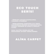 Eco Touch Serisi Kaymaz Taban, Makinada Yıkanabilir, Dijital Baskılı, Modern Halı