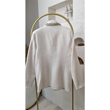 Buğu Butik Şeritli Blazer Ceket 51161