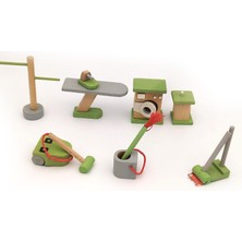 Edutoys AHŞAP TEMİZLİK ODASI   7 PARÇA