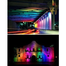 30 cm Wallwasher LED Bina Dış Duvar Aydınlatma Renkli Rgb Işık