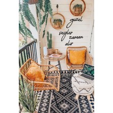 Güzel Şeyler Zaman Alır Ahşap Dekoratif Duvar Yazısı