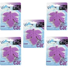 Wellnax Breeze Refresh Yaprak Oto Ferahlatıcı Lavanta Kokusu X5