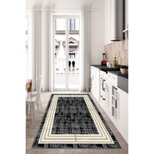 Alina Carpet Eco Touch Serisi Dijital Baskı Kaymaz Tabanlı Yıkanabilir Salon Halısı Mutfak Halısı Koridor Halısı