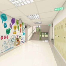 Noktalama Işaretleri Okul Duvar Kağıdı Baskı