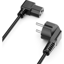 Bilgisayar Kasa Monitör C13 Ekran Güç Power Kablosu 1.5 Metre