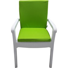 Mirzade 6 Adet Elit Su Geçirmez Yüksek Arkalı Minder-Fıstık Yeşil