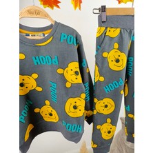 Nina Kids Winnie The Pooh Desenli 3 Iplik Eşofman Takımı