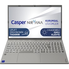 Casper Nirvana C650.1235-8D00X-G-F
i5 12.Nesil  8 GB DDR4 RAM 250GB NVME SSD 15.6