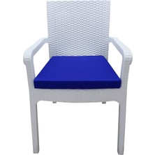 Mirzade 6 Adet Hera Siesta  Minder Su Geçirmez Kumaş 5 cm Gri Sünger-Saksmavi