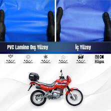 Honda Nx 650 Dominator Motosiklet Brandası Su Geçirmez Branda Mavi Branda Motor Branda