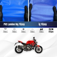 ULTRASHOP Ducati Monster 821 Motosiklet Brandası Su Geçirmez Branda Mavi Branda Motor Branda