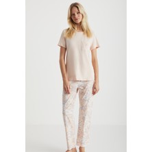 Lilya Nakışlı Pijama Takımı